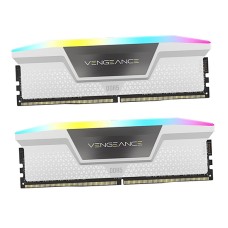 Комплект модулей памяти Corsair Vengeance RGB, CMH64GX5M2B6000C40W, DDR5, 64 GB, white DIMM kit <6000MHz> (2x32GB),40-40-40-77