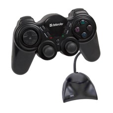 Джойстик Defender Game Racer Wireless PRO Joystick 10 buttons, USB, (64262)