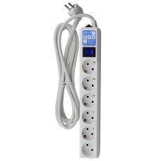 Сетевой фильтр Power Cube Куб Про SPL6-16-P-3M, 3м, Белый Pro, 5+1розеток, 16A/­3.5кВт