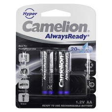 Аккумуляторы Camelion AA AlwaysReady Hyper, 2000mAh/­1.2V, комплект - 2 штуки