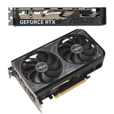 Видеокарта ASUS DUAL RTX 4060 OC [DUAL-RTX4060-O8G-EVO], 8 GB GPU NVIDIA, HDMI/­3DP, GDDR6/­128-bit, [DUAL-RTX4060-O8G-EVO]