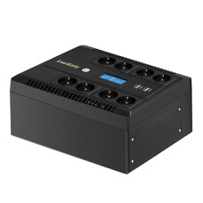 Блок бесперебойного питания ExeGate LHB-1000.LCD.AVR.8SH.CH.RJ.USB UPS 1000VA/­650W, 12V/­9Ah*1, (6) Schuko