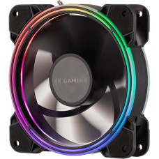 Вентилятор 2E, 2E-ACF120B-RGB, 12cm, Черный Fan for case, 1300rpm, 4pin+2510-3PIN