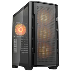 Корпус ATX midi tower Cougar Uniface RGB, (без БП), white Case