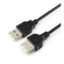 Кабель USB, Cablexpert CC-USB2-AMAF-6B-N, 1.8m Cable (удлинитель) Type Am- Af, USB 2.0