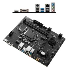 Уц. Материнская плата MSI PRO H510M-B, вскрыта упаковка, следы установки MB Socket1200,MATX,iH470(D-SUB+HDMI),2DDR4,PCIx16, упак.,