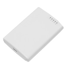 Маршрутизатор, MikroTik, RB750P-PBr2, PowerBOX, 5 портов 10/100M, (Ether2-Ether5 Passive PoE, 2А), Passive PoE in, RouterOS (4), -40°C to 70°C, outdoor case