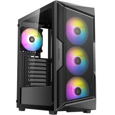 Уц. Корпус ATX midi tower Antec, AX61, (AX61EV75), черный, помятая передняя сетка