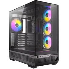 Уц. Корпус ATX midi tower Antec, C7 ARGB, [0-761345-10135-6], черный, небольшой скол на стеклянной лицевой панели Case 3*120 ARGB + 1*140 ARGB fan + ARGB fan hub, (Без БП), black