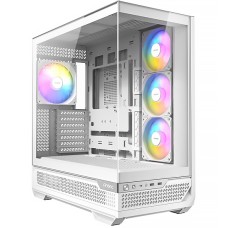 Уц. Корпус ATX midi tower Antec, C7 ARGB, [0-761345-10136-3], white, с витрины Case 3*120 ARGB + 1*140 ARGB fan + ARGB fan hub, (Без БП)