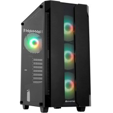 Корпус Chieftec Gaming Hunter (GS-01B-OP) [Midi Tower, 4 x 120 мм, черный]