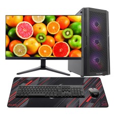 Core i5-12400F-2.5GHz/H610/RAM 32GB/SSD 1TB (M.2)/RTX4060-8GB/no DVD/650W/Монитор 23.8" HikVision/USB клав+мышь+коврик