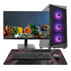 Core i5-12400F-2.5GHz/B760/RAM 16GB/SSD 512GB (M.2)/RTX4060-8GB/no DVD/750W/Монитор 23.8" HikVision/клав+мышь+коврик