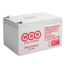 Батарея для UPS 12V, 12Ah, WBR GPL12120 F2 98x151x98mm