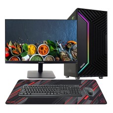 Core i5-12400F-2.5GHz/­B760/­RAM 16GB/­SSD 512GB (M.2)/­RTX4060-8GB/­no DVD/­600W/­Монитор 23.8