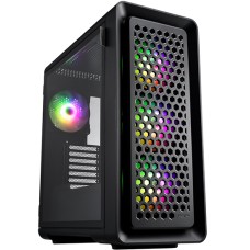 Корпус ATX midi tower FSP CUT593P-B PREMIUM , (без БП), BLACK Case