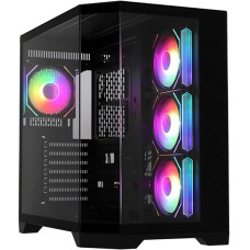 Корпус ATX midi tower Gamemax Hyper-A BK, (Без Б/­П), black Case