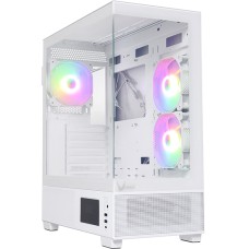 Корпус ATX mini tower Formula V, Crystal E1 Cosmic White, white Case (Без БП)