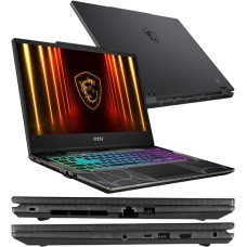 Ноутбук MSI Cyborg 15 B2RWFKG-604XKZ (9S7-15Q342-604), Translucent Black NB Core 7 240H -2.5/­512GB SSD/­16G/­RTX5060-8Gb/­15.6"FHD-144Hz/­Dos