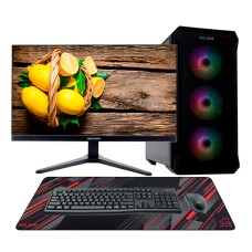 Core i5-12400F-2.5GHz/­H610/­RAM 16GB/­SSD 512GB/­RTX5050-8GB/­no DVD/­600W/­LCD 23.8" HikVision/­USB клав+