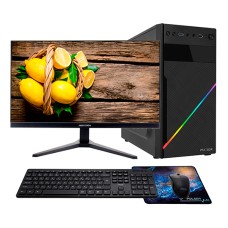 Core i3-14100F-3.5GHz/­H610/­RAM 16GB/­SSD 512GB (M.2)/­GT610-2GB/­no DVD/­400W/­Монитор 23.8" HikVision