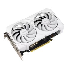 Видеокарта ASUS RX 9060 XT DUAL WHITE [DUAL-RX9060XT-16G-WHITE], 16 GB GPU AMD,, HDMI/­2DP, GDDR6/­128bit, [DUAL-RX9060XT-16G-WHITE]