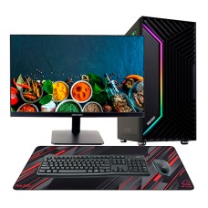 Core i5-12400F-2.5GHz/­B760/­RAM 16GB/­SSD 512GB (M.2)/­RTX 5060 OC-8GB/­no DVD/­600W/­LCD 23.8" HikVision