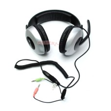 Гарнитура Genius HS-05A, Серебристый Garnitura 32ohm, 20-20000Hz, 105dB, volume control, black-silver (3171 001 1100)