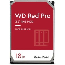 Жесткий диск HDD 18 TB Western Digital (WD181KFGX), 3.5", 512 MB, SATA III, Red Pro