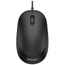 Мышь проводная PHILIPS SPK7207B/00 1200 dpi USB2.0, 3 кнопки, Кабель 1.5м, Цвет Черный