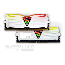 Оперативная память 16GB Kit (2x8GB) GEIL DDR4 2400MHz SUPER LUCE RGB WHITE GLWS416GB2400C17DC