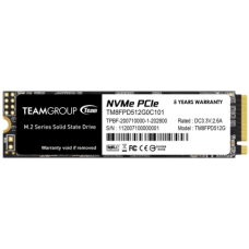 Твердотельный накопитель 512GB SSD TeamGroup MP33 PRO M.2 NVMe R3500Mb/s W3000MB/s TM8FPD512G0C101