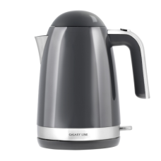Чайник электрический с двойными стенками GALAXY LINE GL0332, 2200Вт, Объем 1,7л 220В/50Гц Графитовый