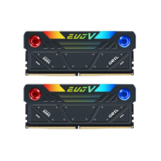 Оперативная память 32GB Kit (2x16GB) GEIL EVO V RGB 8000Mhz DDR5 PC5-64000 GESG532GB8000C38ADC Black