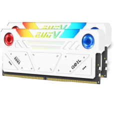 Оперативная память 32GB Kit (2x16GB) GEIL EVO V RGB 6400Mhz DDR5 PC5-51200 GESW532GB6400C38ADC White
