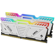 Оперативная память 32GB Kit(2x16GB)GEIL Polaris RGB 5200Mhz DDR5 PC5-41600 GOSW532GB5200C42DC White