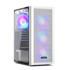 Корпус PCCooler MA100 MESH WH ATX/M-ATX/ITX USB3.0, 2xUSB2.0 White