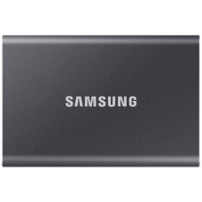 Внешний SSD 2000Gb Samsung T7 USB 3.2 Gen.2 (10 Гбит/c)  AES 256, Серый, MU-PC2T0T/WW