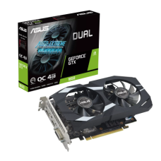 Видеокарта ASUS GeForce GTX1650 OC 4Gb GDDR6 128bit DVI HDMI DP HDCP DUAL-GTX1650-O4GD6-P-EVO
