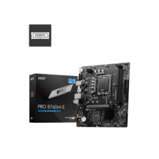 Материнская плата MSI PRO B760M-E LGA1700 2xDDR5 4xSATA3 M.2 VGA HDMI mATX