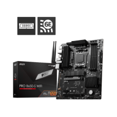 Материнская плата MSI PRO B650-S WIFI AM5 B650 4xDDR5 4xSATA3 RAID 2xM.2 HDMI DP ATX