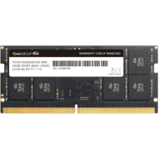 ОЗУ Team Group ELITE SO-DIMM 16Gb 4800MHz DDR5 TED516G4800C40D-S01