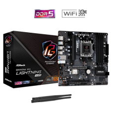 Материнская плата ASRock B650M PG Lightning WIFI AM5 4xDDR5 4xSATA3 3xM.2 HDMI DP mATX