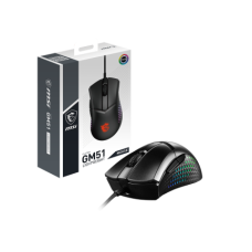 Мышь MSI Clutch Clutch GM51 LIGHTWEIGHT RGB USB2.0/кабель 2м/Вес 205г./Черный