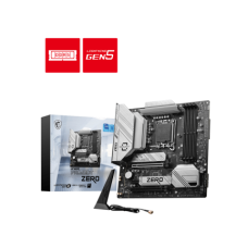 Материнская плата MSI B760M PROJECT ZERO LGA1700 B760 4xDDR5 4xSATA3 RAID 2xM.2 HDMI DP mATX
