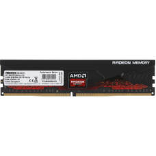 Оперативная память  8GB DDR4 2666MHz AMD Radeon R7 Performance Series, Black Non-ECC CL16, PC4-21300, 1.2V, R7S48G2606U2S