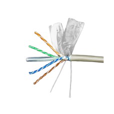 Кабель сетевой, SHIP, D175-P, Cat.6, FTP, 30В, 4x2x1/0.574мм, PVC, 305 м в катушке (Экранированный)