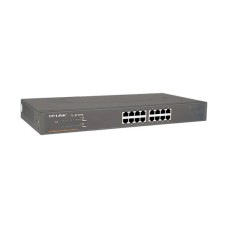 Коммутатор, TP-Link, TL-SG1016, 19-дюймовый стоечный, 16 портов 10/100/1000M RJ45, Корпус металл, 1U, Неуправляемый