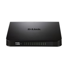 Коммутатор, D-Link, DES-1024A/E1B, Настольный, неуправляемый, 24 порта 10/100M RJ45, Корпус пластик, 1U