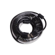 Интерфейсный кабель, iPower, iPiVGAMM200, VGA 15M/15M 20 м., Чёрный